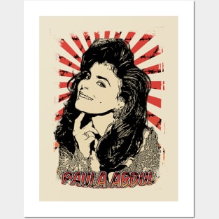 Paula Abdul 80s Retro Vintage Aesthetic Posters and Art